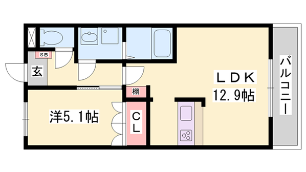 アクロポリスⅢの物件間取画像